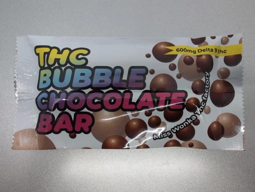 THC Bubble Chocolate Bar 600mg